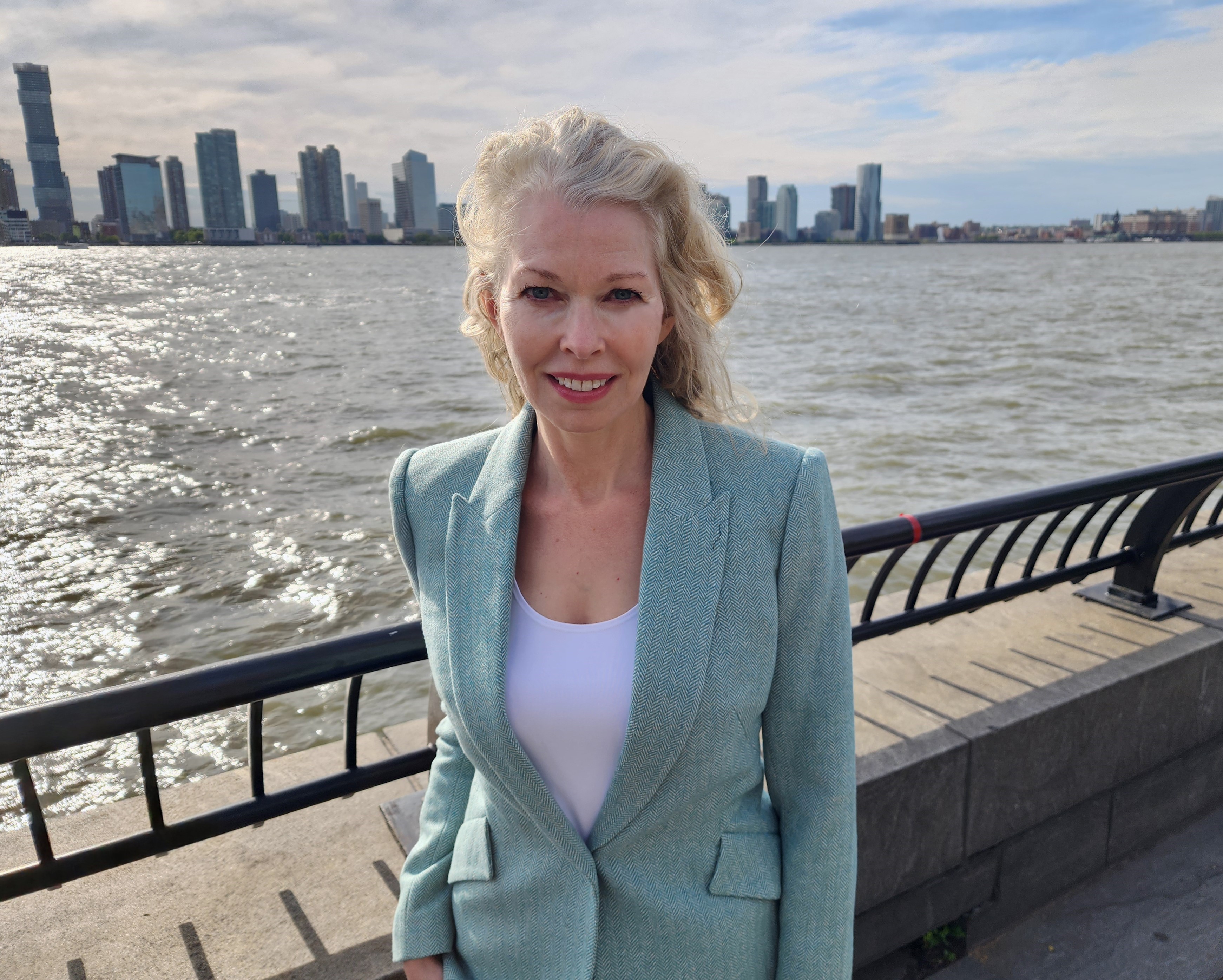 Dr. Julie Pullen by the Hudson River
