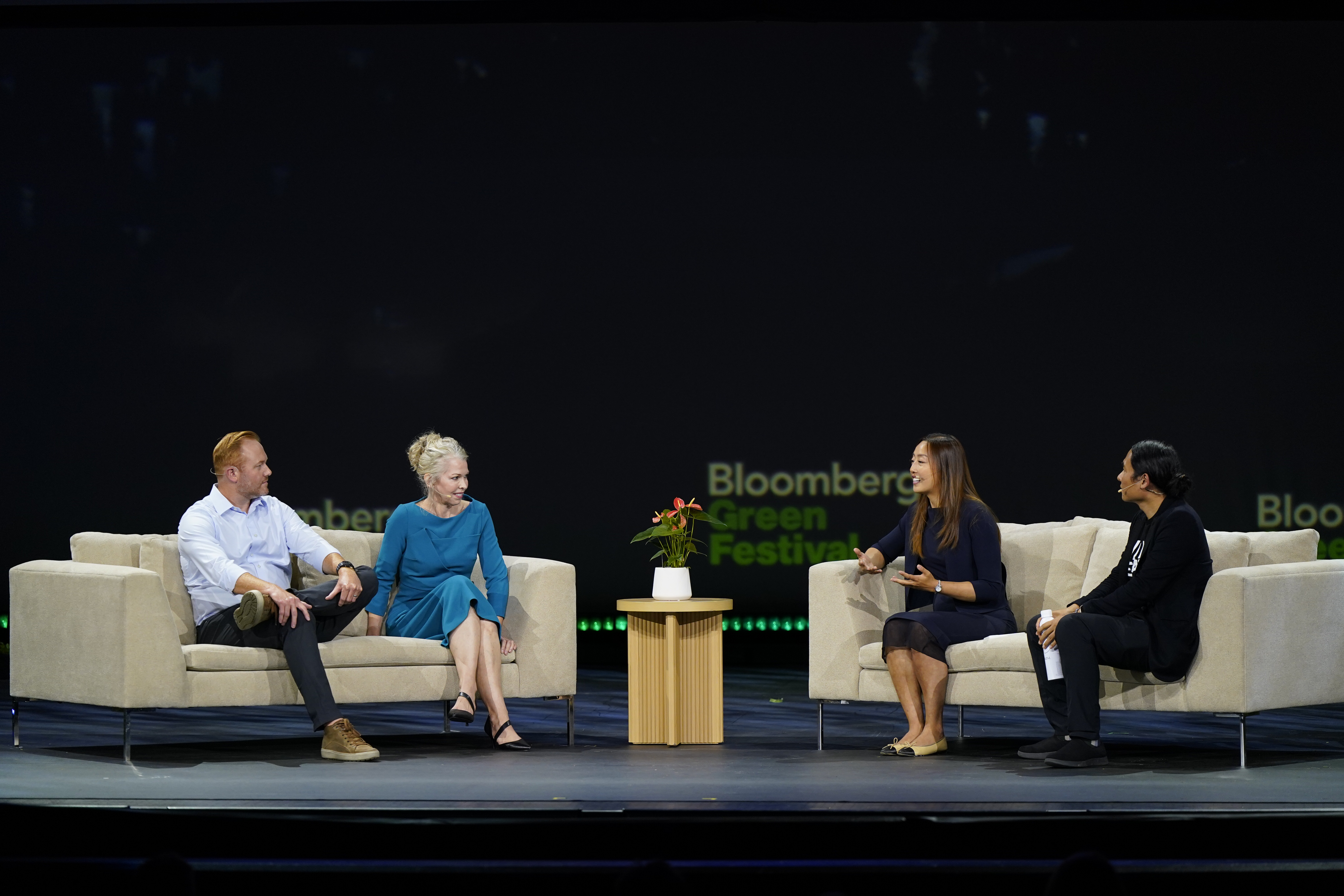 Dr. Julie Pullen on the Ones to Watch panel at Bloomberg Green Festival 2024